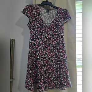 Floral V-Neck Dress